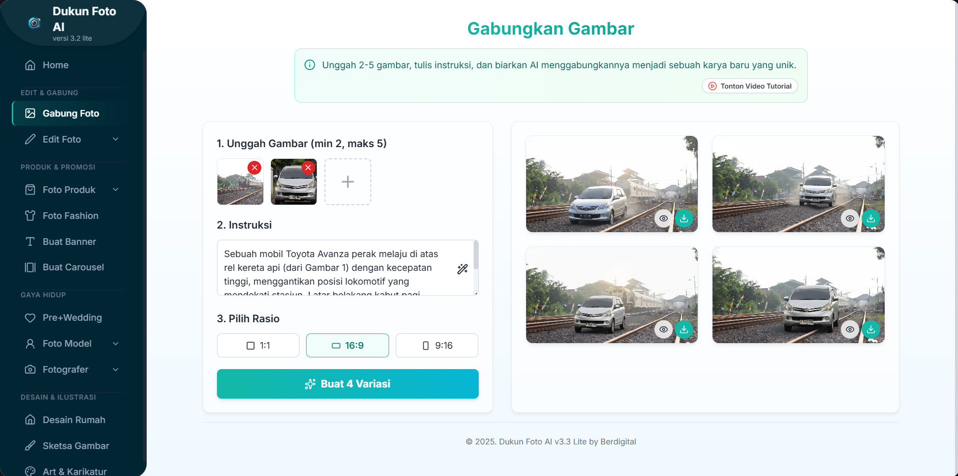 Dukun Foto AI: Tool Edit Foto Ala Profesional by PurworejoIT